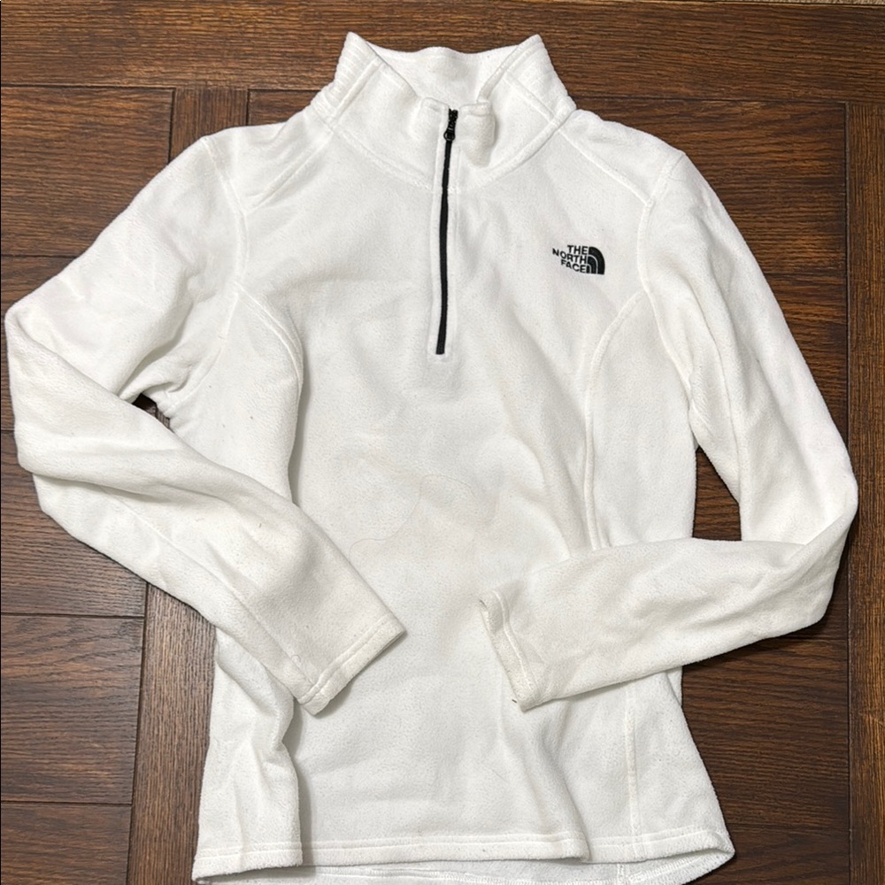 The North Face Ivory Half-Zip Fleece